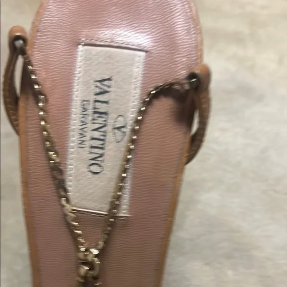 Valentino Women's Brown Leather Heels - Picture 2 of 5